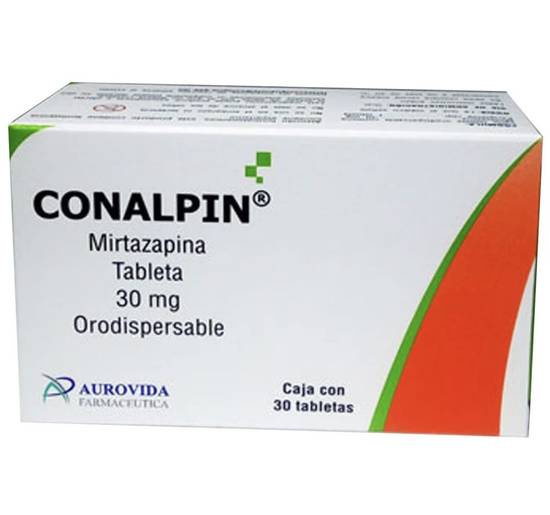 CONALPIN c/30 TABS. Orodispersables 30 MG.