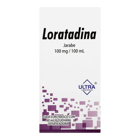 LORATADINA (Ultra) JARABE 60 ML. 100 MG/100 ML.