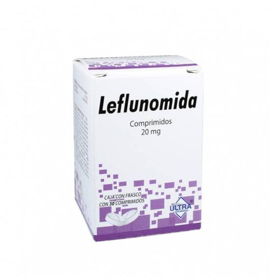 LEFLUNOMIDA (Ultra) c/30 COMPS. 20 MG.