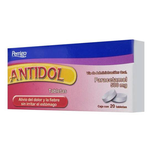 ANTIDOL c/20 TABS. 500 MG.