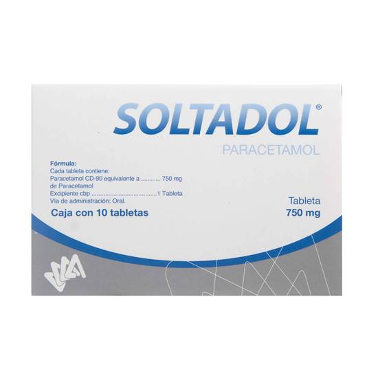 SOLTADOL c/10 TABS. 500 MG.