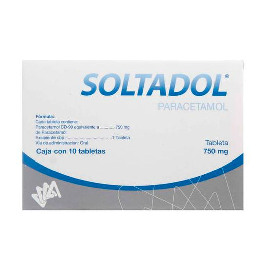 SOLTADOL c/10 TABS. 500 MG.