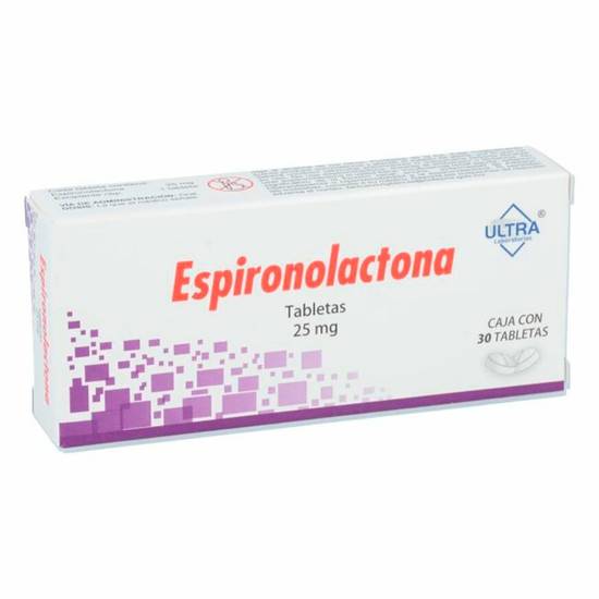 ESPIRONOLACTONA (Ultra) c/20 TABS. 25 MG.