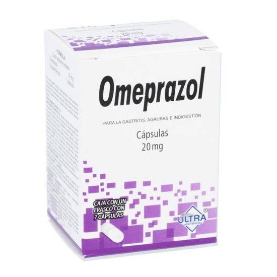 OMEPRAZOL (Ultra) c/ 7 CAPS. 20 MG.