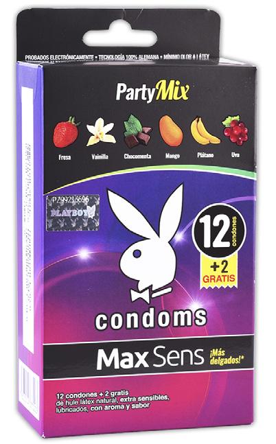 MAX SENS Party Mix Caja c/12+2 CONDONES.