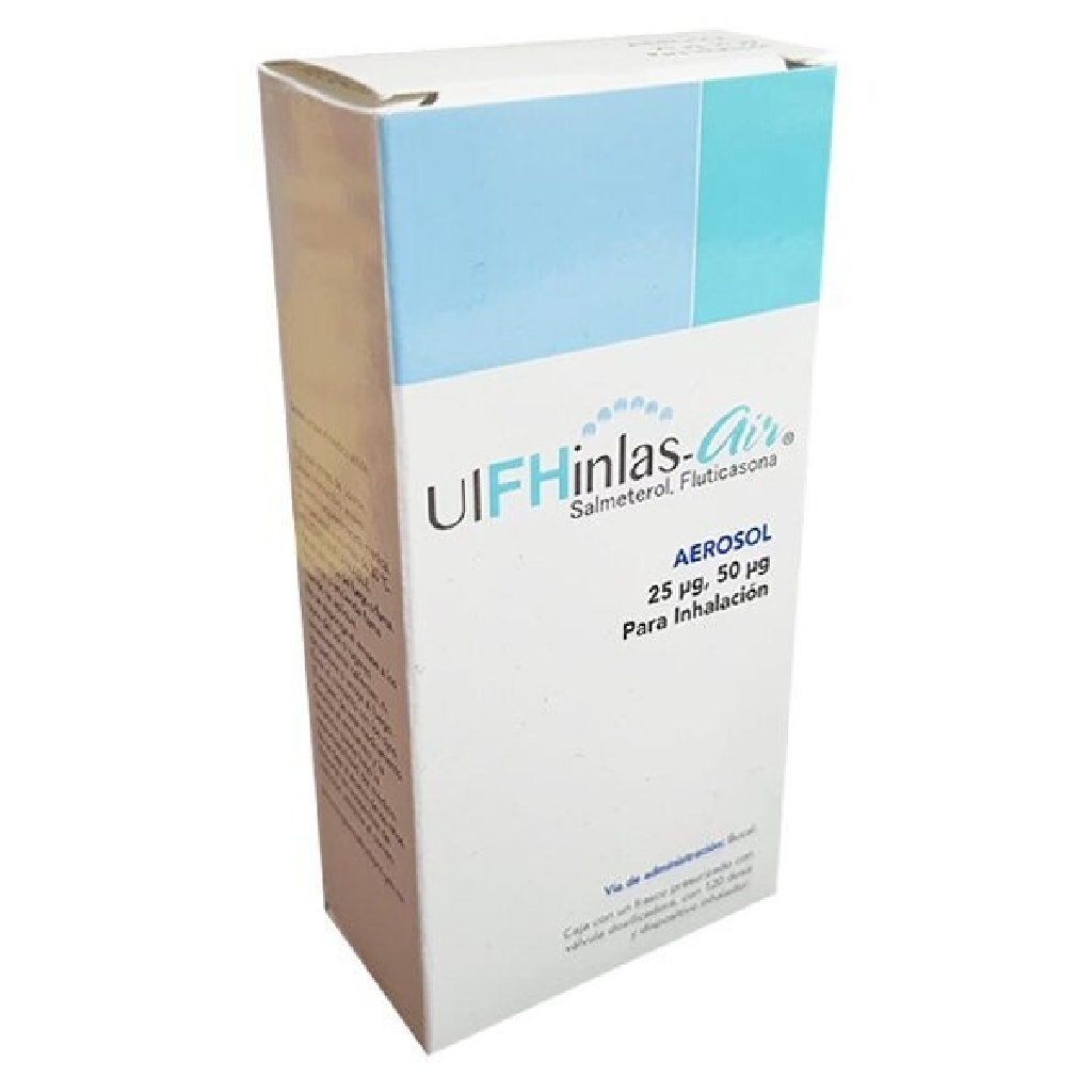 ULFHINLAS AIR AEROSOL p/Inhalación Fco. 120 Dosis 25-50 MCG.