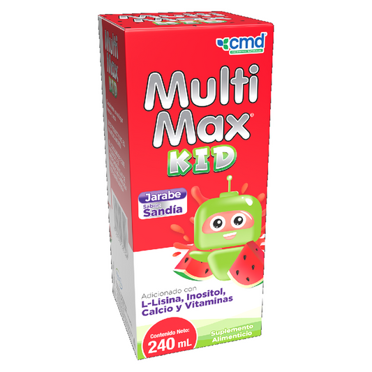 MULTIMAX KID JARABE Sabor Sandia Fco. 240 ML.