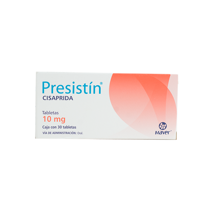 PRESISTIN c/30 TABS. 10 MG.