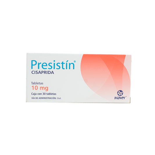 PRESISTIN c/30 TABS. 10 MG.