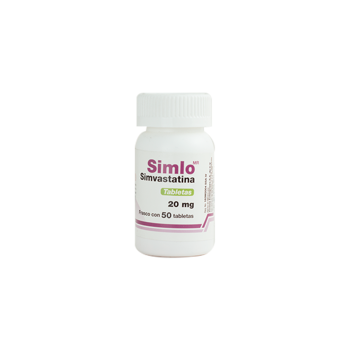 SIMLO c/50 TABS. 20 MG.