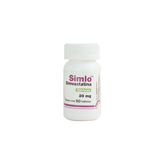 SIMLO c/50 TABS. 20 MG.