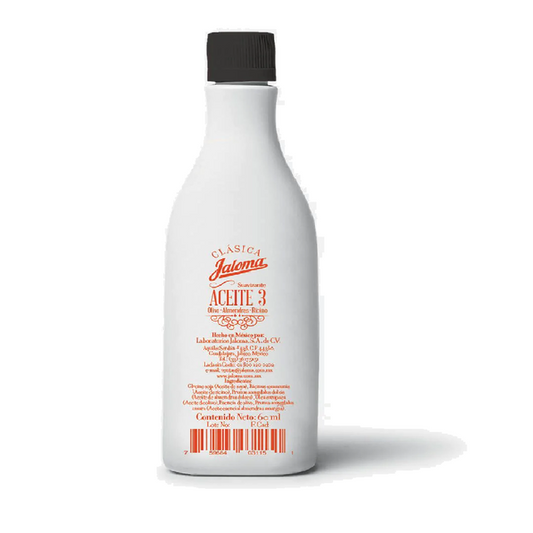 ACEITE 3 Suavizante (Jaloma) Fco. 60 ML.