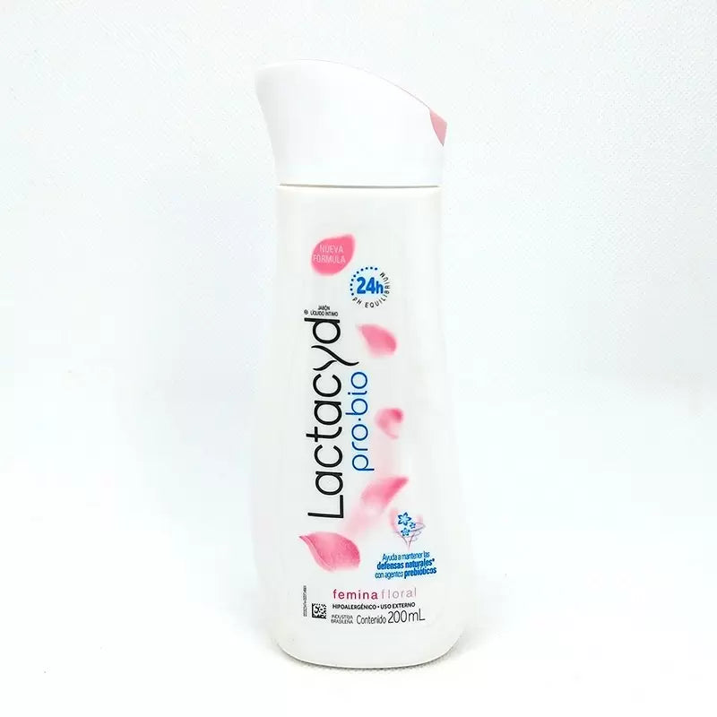 LACTACYD PRO-BIO Shampoo Íntimo FEMINA Fco. 200 ML.