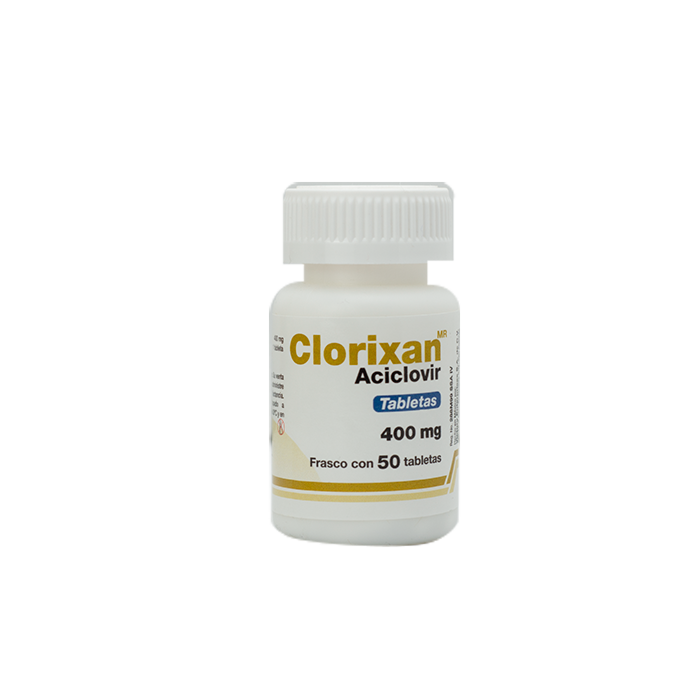 CLORIXAN c/50 TABS. 400 MG.