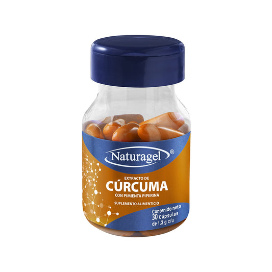 CÚRCUMA CON PIMIENTA NEGRA+OMEGA 3 c/30 CAPS. 1.3 G.