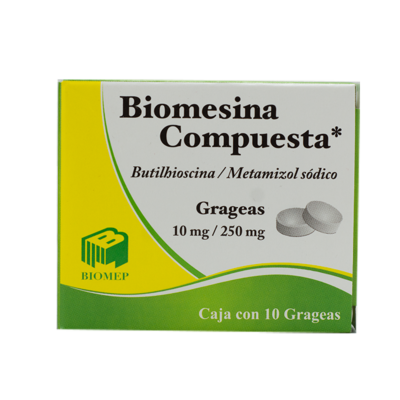 BIOMESINA Compuesta c/10 GRAG. 10/250 MG.