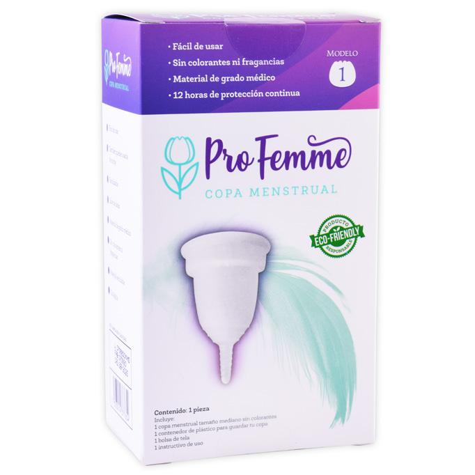 PROFEMME Copa Menstrual Reutilizable MEDIANA Cja. c/1 Pza.