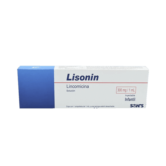 LISONIN Sol. Iny. Infantil c/1 AMPTA. 300 MG/1 ML. y Jeringa.