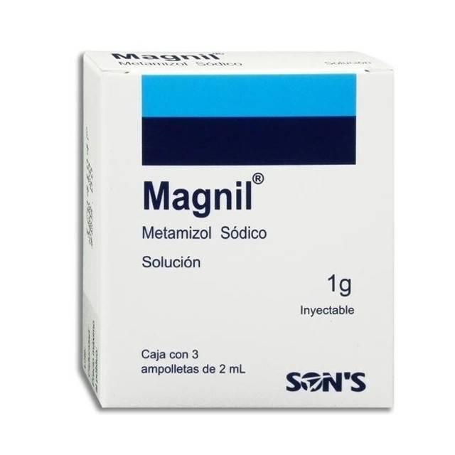 MAGNIL Sol. Iny. c/3 AMPTAS. 1 G/2 ML.