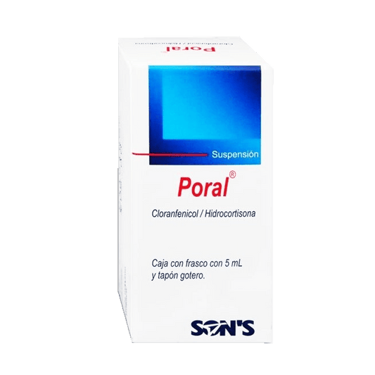 PORAL SUSP. Oftálmica Fco. Gotero 5 ML. 10-5 MG/1 ML.