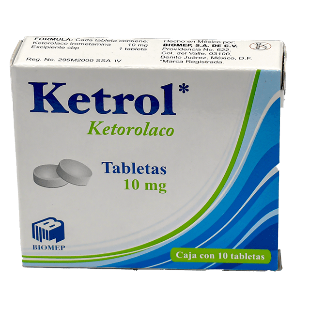 KETROL c/10 TABS. 10 MG.