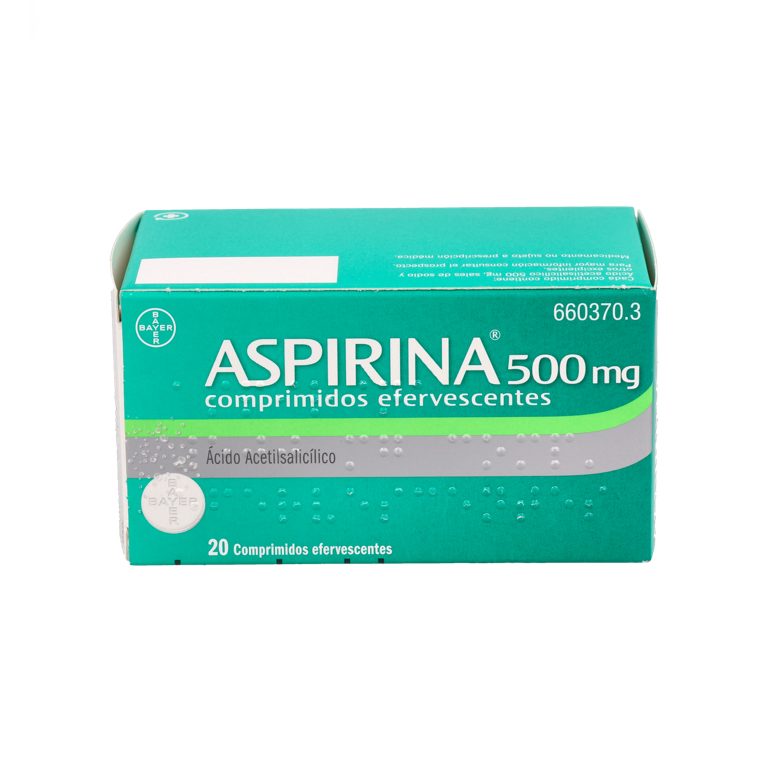 ASPIRINA EFERVESCENTE c/12 TABS. 500 MG.