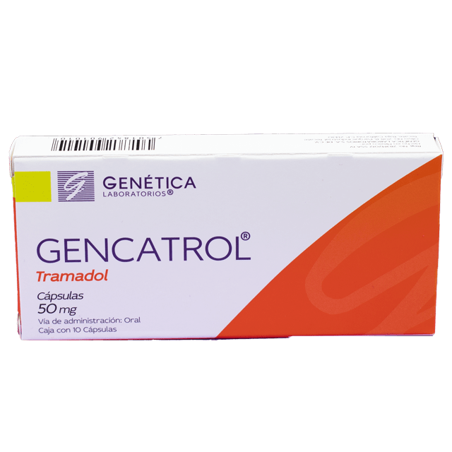 GENCATROL c/10 CAPS. 50 MG.