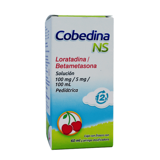 COBEDINA-NS 12H SOL. Pedtca. Fco. 60 ML. 100-5 MG/100 ML.