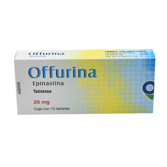 OFFURINA c/10 TABS. 20 MG.