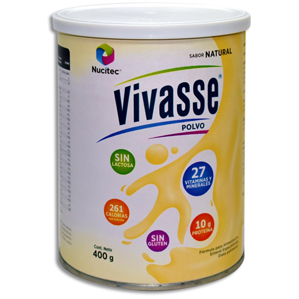 VIVASSE POLVO Sabor Natural LATA c/400 G.