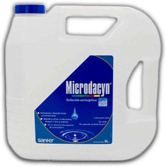 MICRODACYN SOL. ANTISÉPTICA Envase 5 L. 55 PPM.