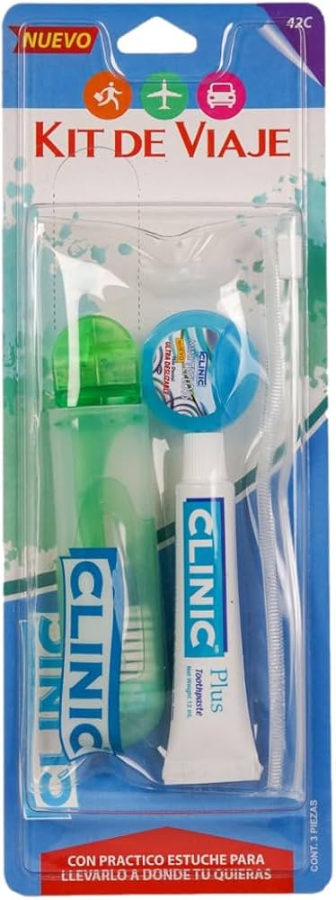 CEPILLO DENTAL (Clinic) KIT DE VIAJE c/3 Pzs.