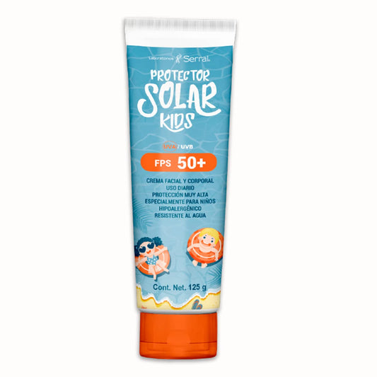 PROTECTOR SOLAR KIDS (Serral) FPS 50+UVA/UVB Crema Tubo c/125 G.