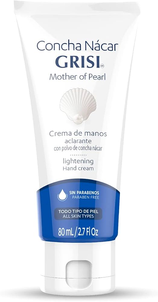 CONCHA NÁCAR GRISI Crema Aclarante p/Manos TUBO 80 ML.