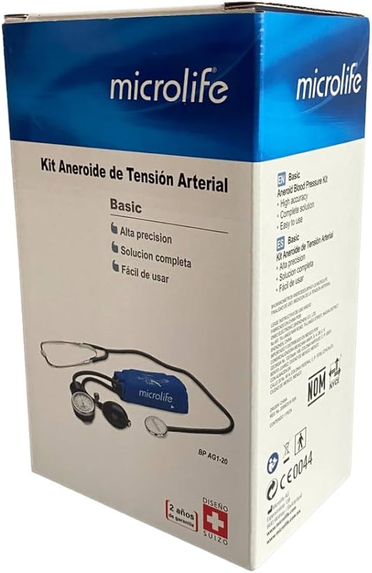 KIT ANEROIDE DE TENSIÓN ARTERIAL BASICO Mod. BP AG1-20