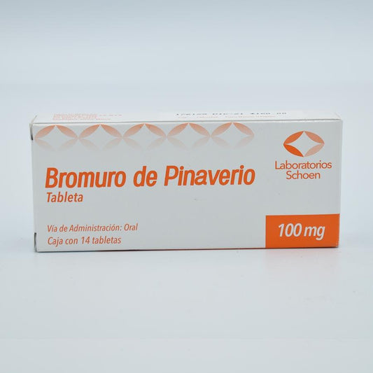 BROMURO DE PINAVERIO (Schoen) c/14 TABS. 100 MG.