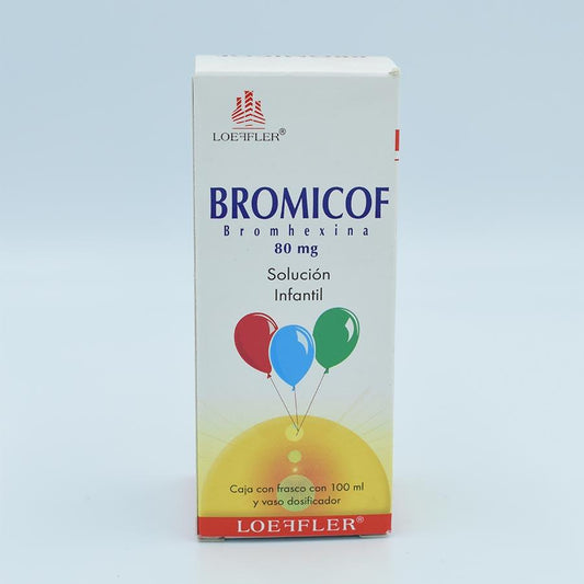 BROMICOF SOLUCIÓN Infantil Fco. 100 ML. 80 MG/100 ML.