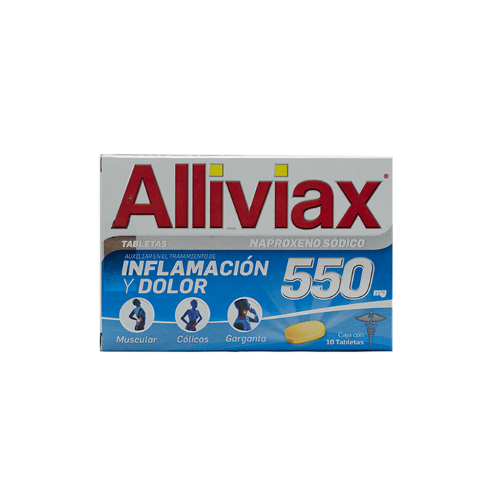 ALLIVIAX c/10 TABS. 550 MG.