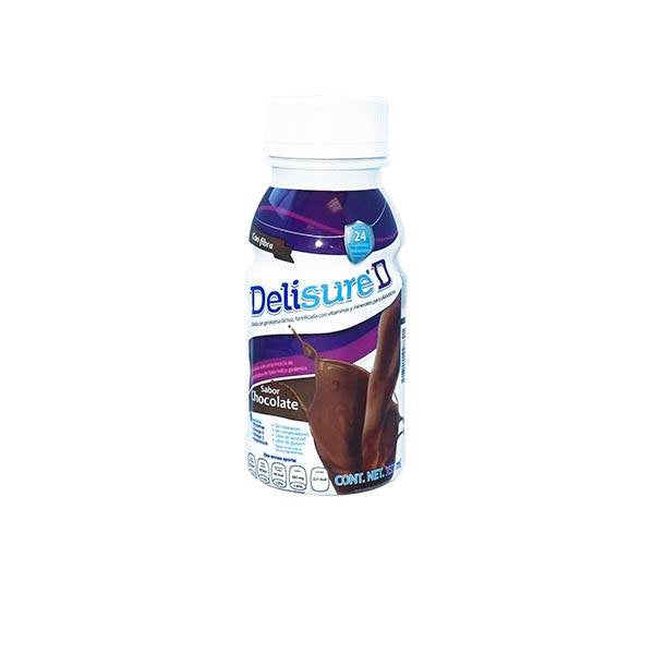 DELISURE-D CON FIBRA LÍQUIDO Sab. Chocolate 237 ML. 1 Kcal/1 mL.