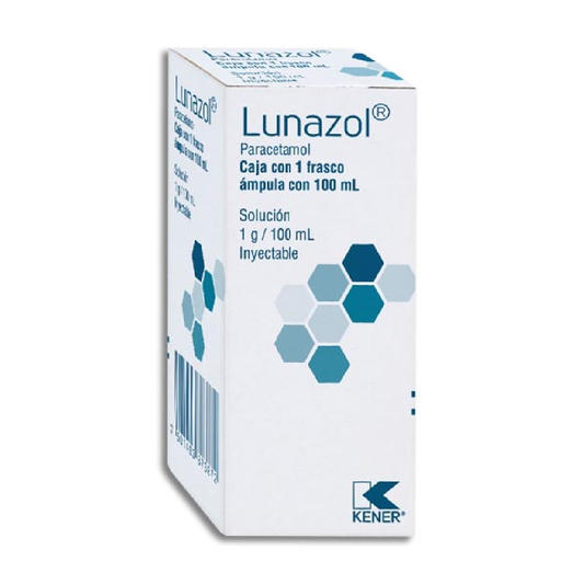 LUNAZOL Sol. Iny. c/1 FCO. AMP. 1 G/100 ML.