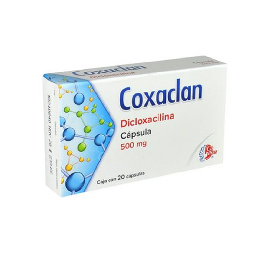 COXACLAN c/20 CAPS. 500 MG.