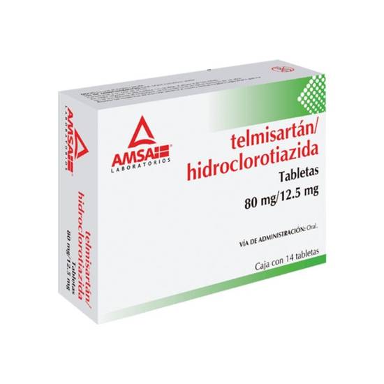 TELMISARTÁN (Amsa) c/14 TABS. 80 MG.