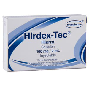 HIRDEX-TEC Sol. Iny. c/3 AMPTAS. 100 MG/2 ML.