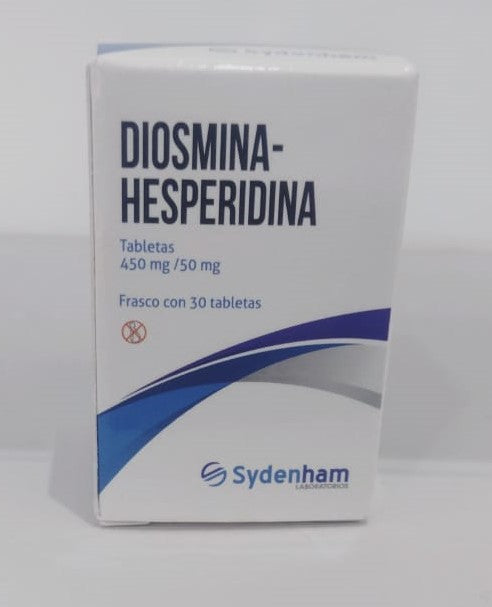 DIOSMINA/HESPERIDINA (Sydenham) c/30 TABS. 450/50 MG.