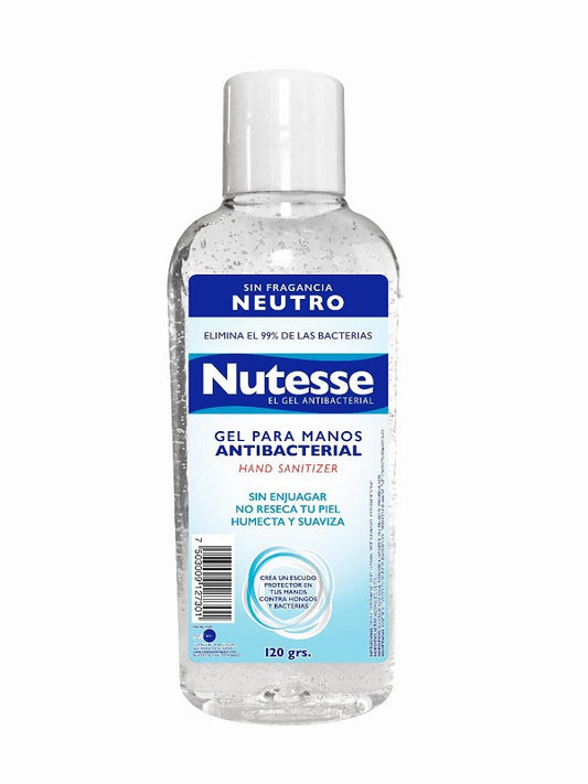 GEL ANTIBACTERIAL p/MANOS al 70% (Nutesse) Fco. c/120 G.