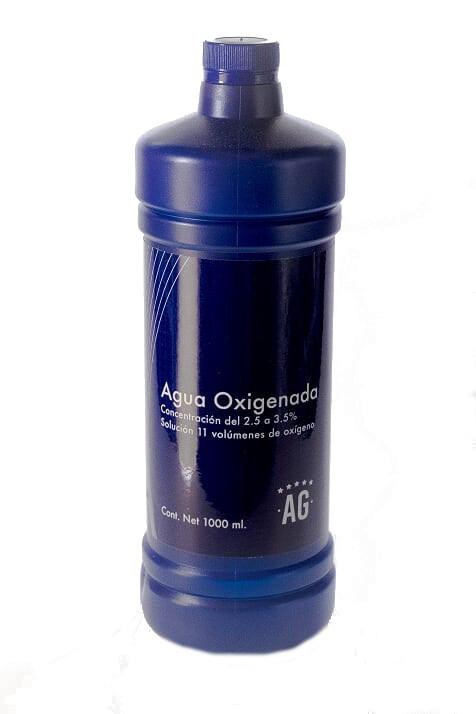 AGUA OXIGENADA (Alcomex) SOLUCIÓN al 2.5-3.5% Fco. 1000 ML.