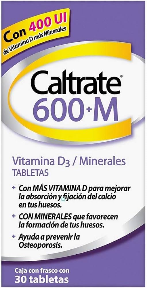 CALTRATE 600+M c/30 TABS. 600 MG/400 UI.