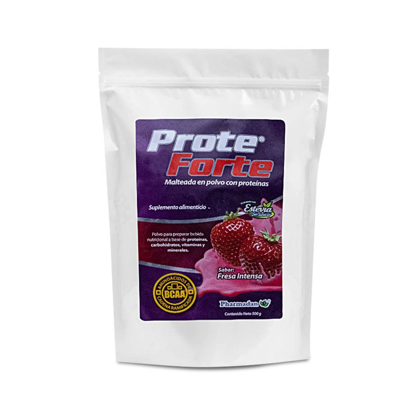 PROTE FORTE POLVO Sabor Fresa Bolsa c/400 G.