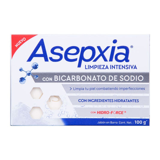 JABÓN ASEPXIA Limpieza Intensiva c/BICTO. DE SÓDIO 100 G.