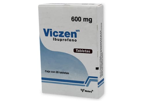 VICZEN Caja c/20 TABS. 600 MG.